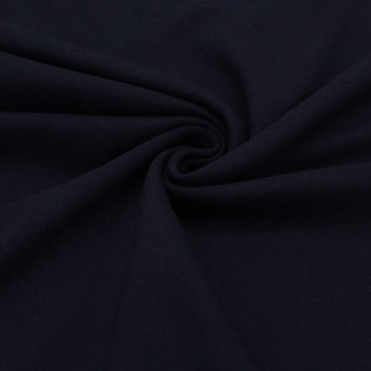 Weicher Interlock Jersey in nachtblau | Nahaufnahme