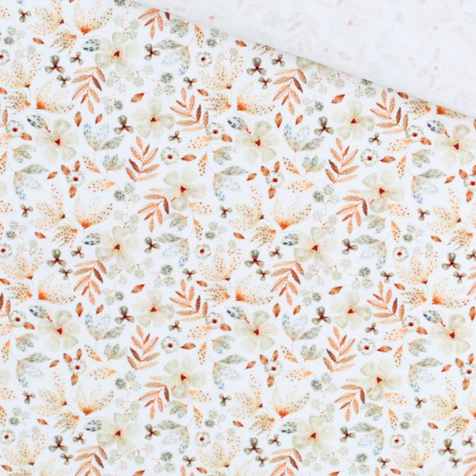 Jersey Stoff Blümchen Eigenproduktion – Meterware OEKO-TEX