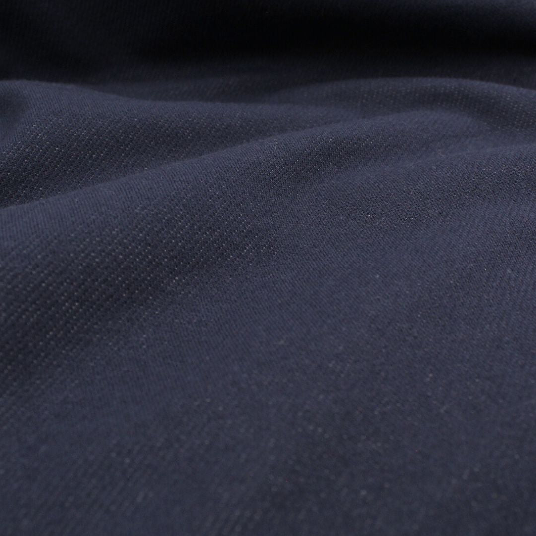 Nahaufnahme Jersey in Jeansoptik Indigo