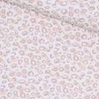 Jersey Leoparden Flecken Leoprint Beige Stoffball