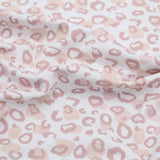Weicher Jersey Leoparden Flecken Leoprint Beige