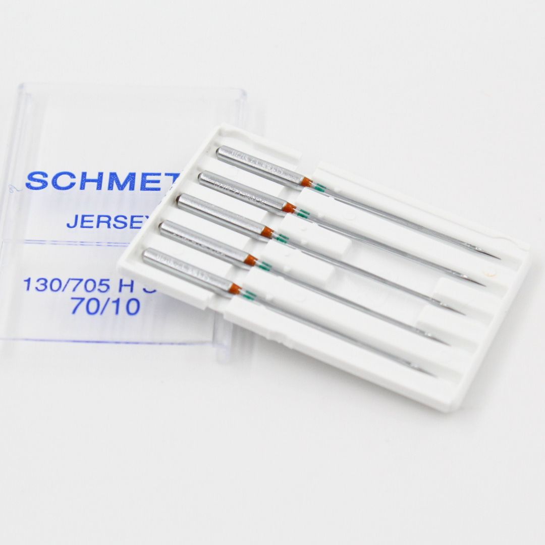 Schmetz Jersey Nadel 70/10 mit mittlerer Kugelspitze – ideal für Jersey und Stretchmaterialien