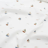 Jersey Stoff Segelboote