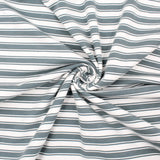 Jersey Stoff Streifen | Taubenblau