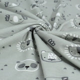 Kinderstoff mit Koalas und Panda-Bären – OEKO-TEX zertifiziert