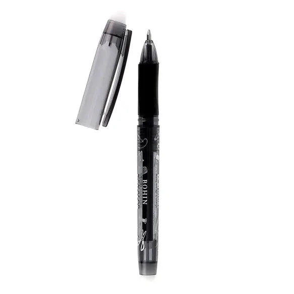 BOHIN Kekalor 2-in-1 löschbarer Stift in Rot und Schwarz für Nähen, Quilten und Stickerei
