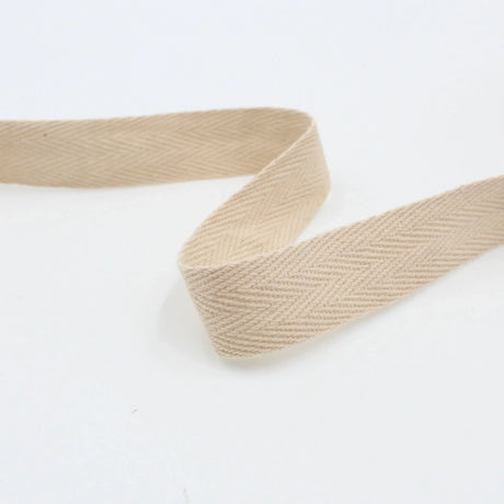 Köperband in Sandbeige