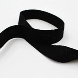 Köperband in Schwarz