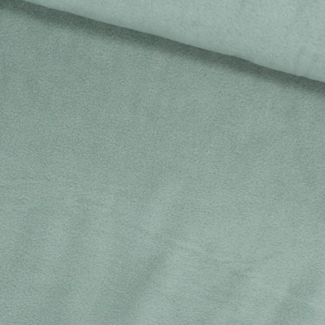 Fleece in Staubgrün Stoffball