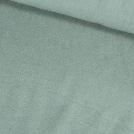 Fleece in Staubgrün Stoffball