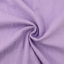 Musselinstoff Lavendel – Double Gauze aus 100% Baumwolle, weich