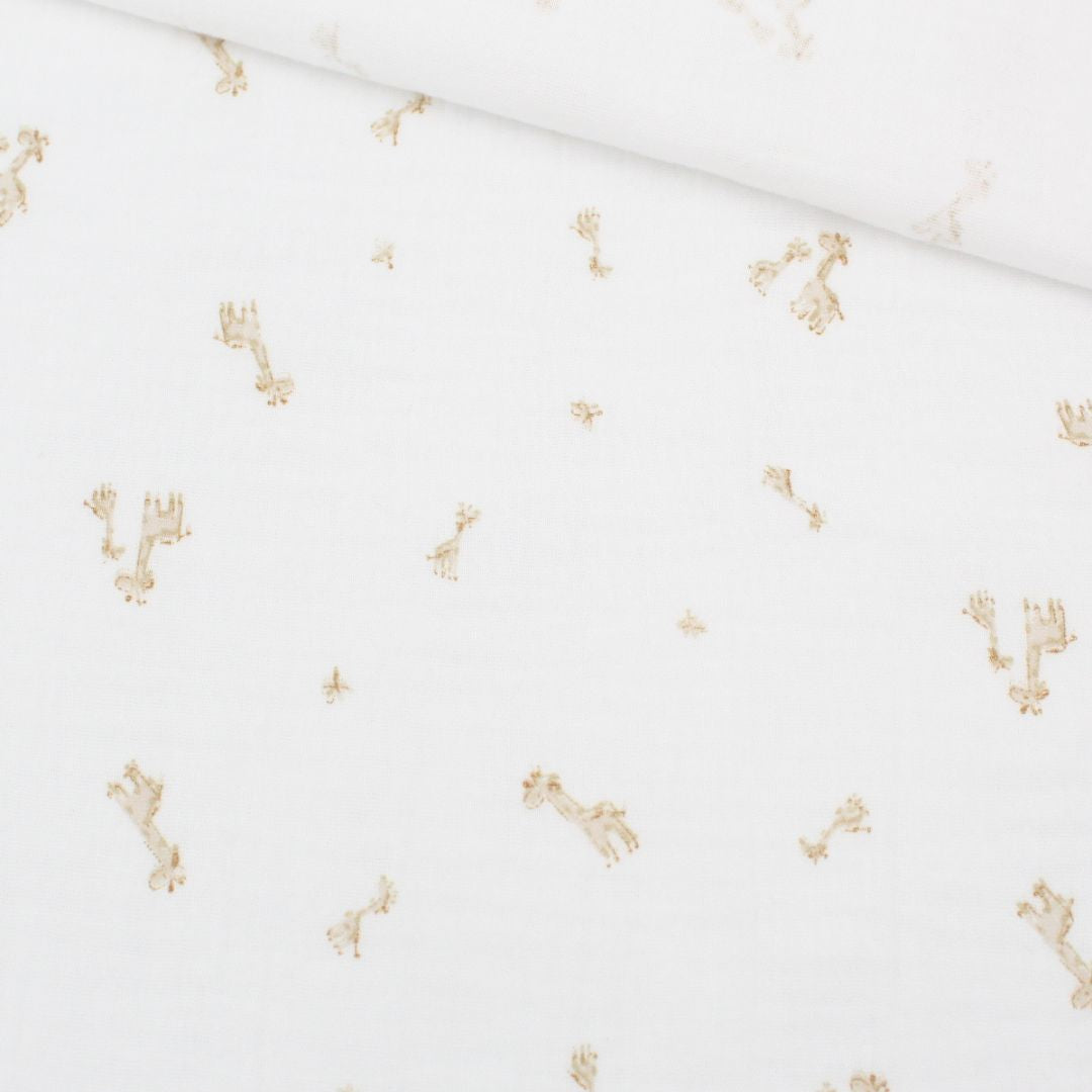 Musselinstoff Giraffen