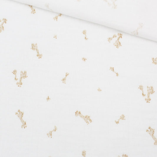 Musselinstoff Giraffen