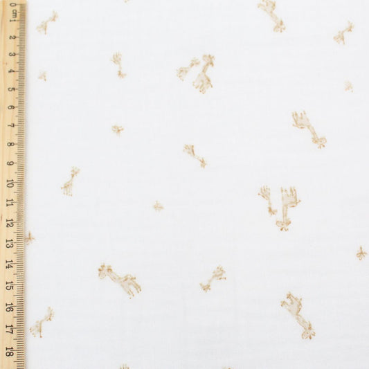 Musselinstoff Giraffen