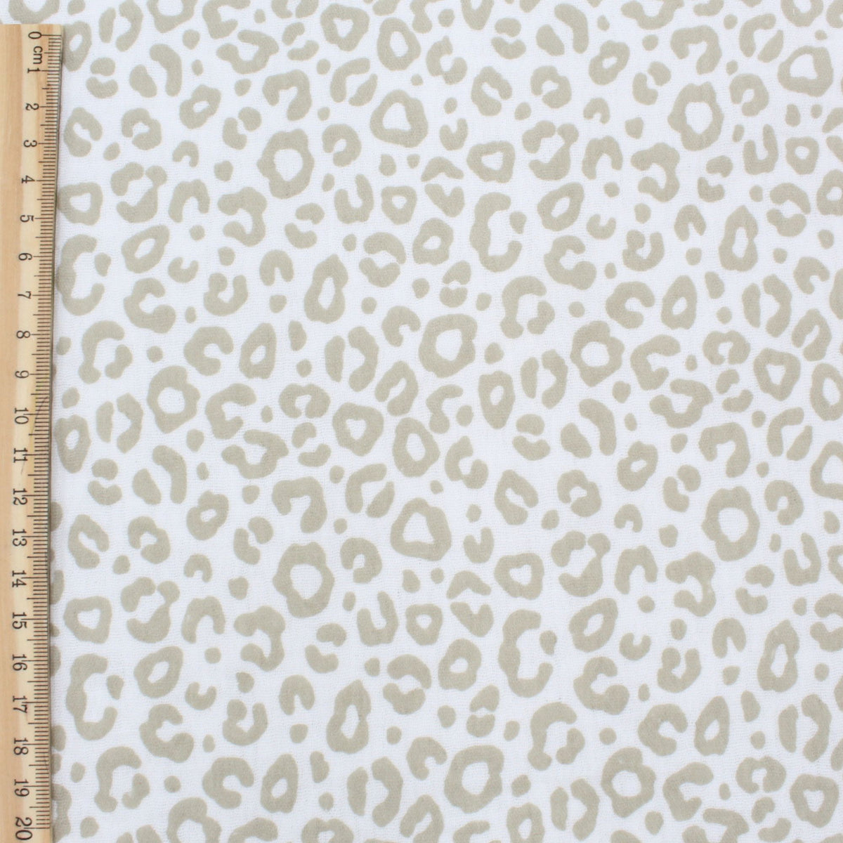Musselinstoff mini Leoparden