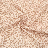 Musselin Stoff Leopardenmuster
