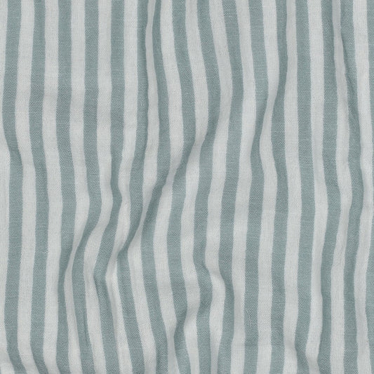 Musselin Stoff garngefärbte Streifen