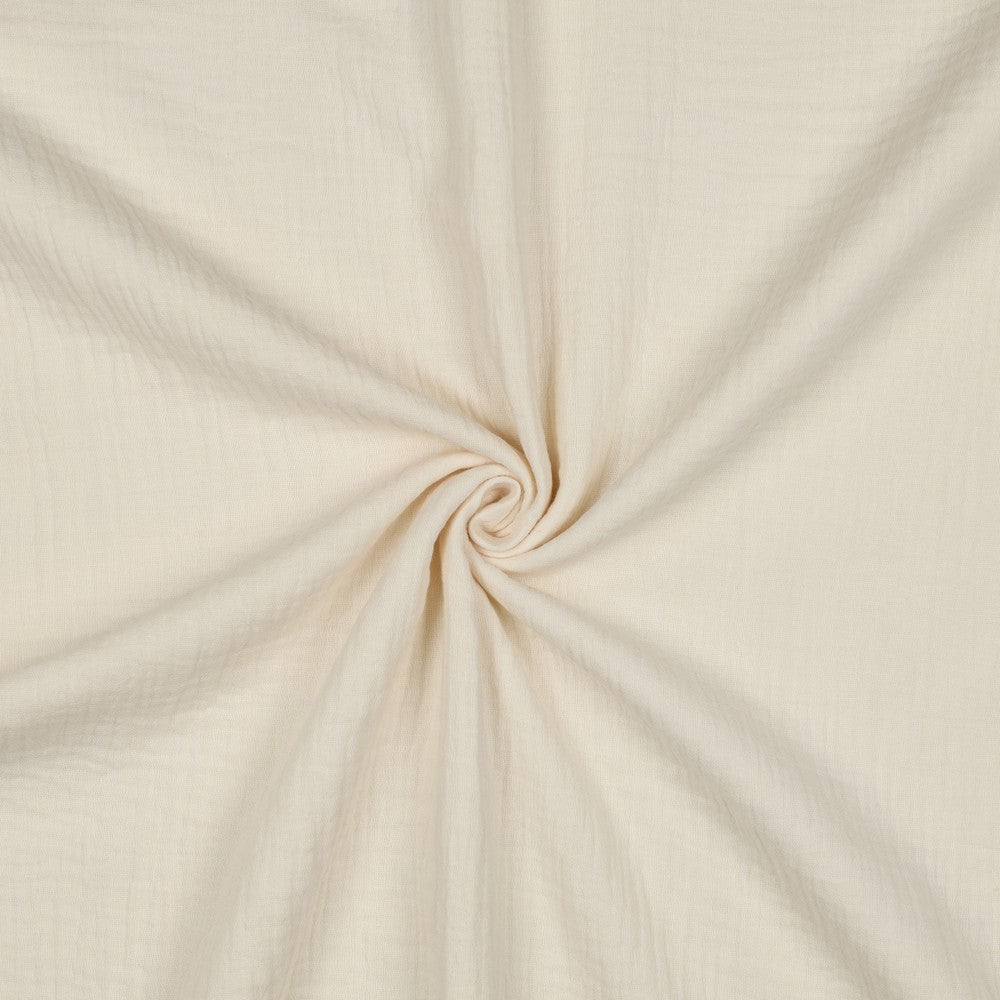 Musselin Stoff uni