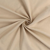 Baumwolljersey in Warmbeige