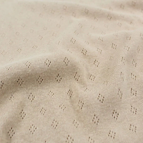 Atmungsaktiver Baumwollstoff Pointoille für DIY Nähprojekte