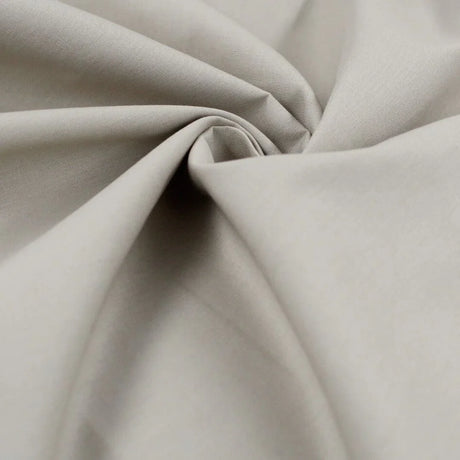 Nicht dehnbarer Baumstollstoff in Sandbeige Detailansicht