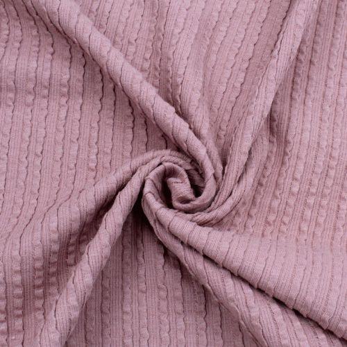 Rib Jacquard Stoff Uni