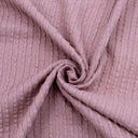 Rib Jacquard Stoff Uni
