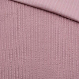 Rib Jacquard Stoff Uni