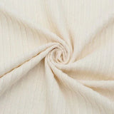 Rib Jacquard Stoff Uni