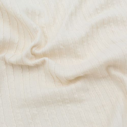 Rib Jacquard Stoff Uni