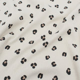 Rib Jersey Leopardenmuster