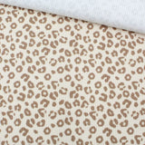 Rippstrick Jersey Stoff Leopardenmuster