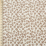 Rippstrick Jersey Stoff Leopardenmuster