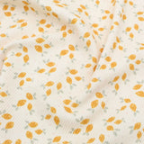 Rippstrick Jersey Stoff Zitronen