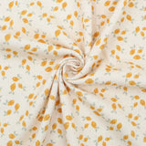 Rippstrick Jersey Stoff Zitronen