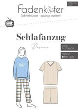 Fadenkäfer Schnittmuster Schlafanzug Damen 
