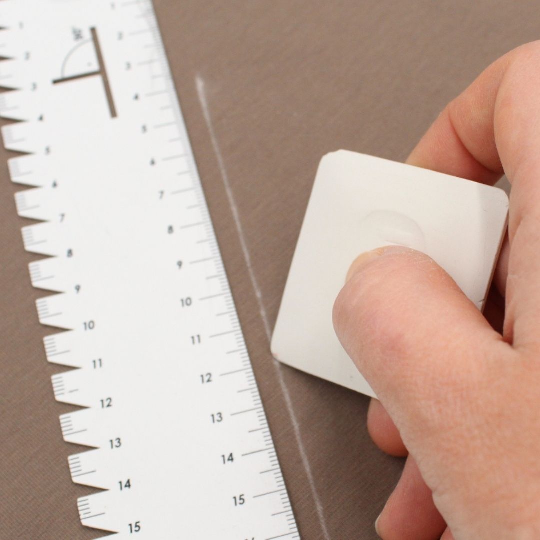 Prym Schneiderkreide Platten weiß 50 x 50 mm zum Markieren von Stoffen