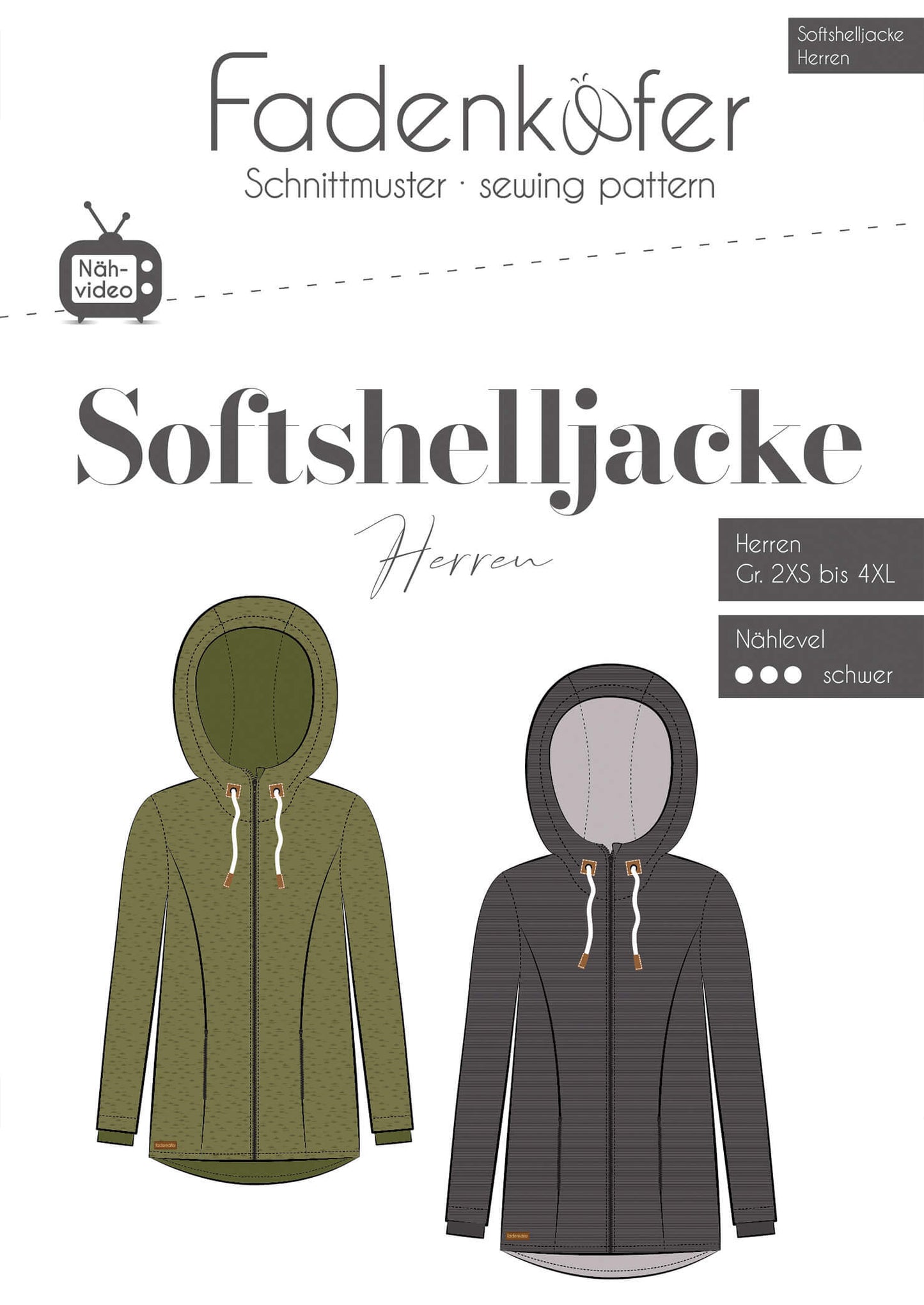 Fadenkäfer Softshelljacke Herren