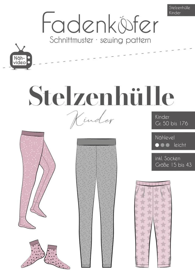 Schnittmuster Stelzenhülle Kinder