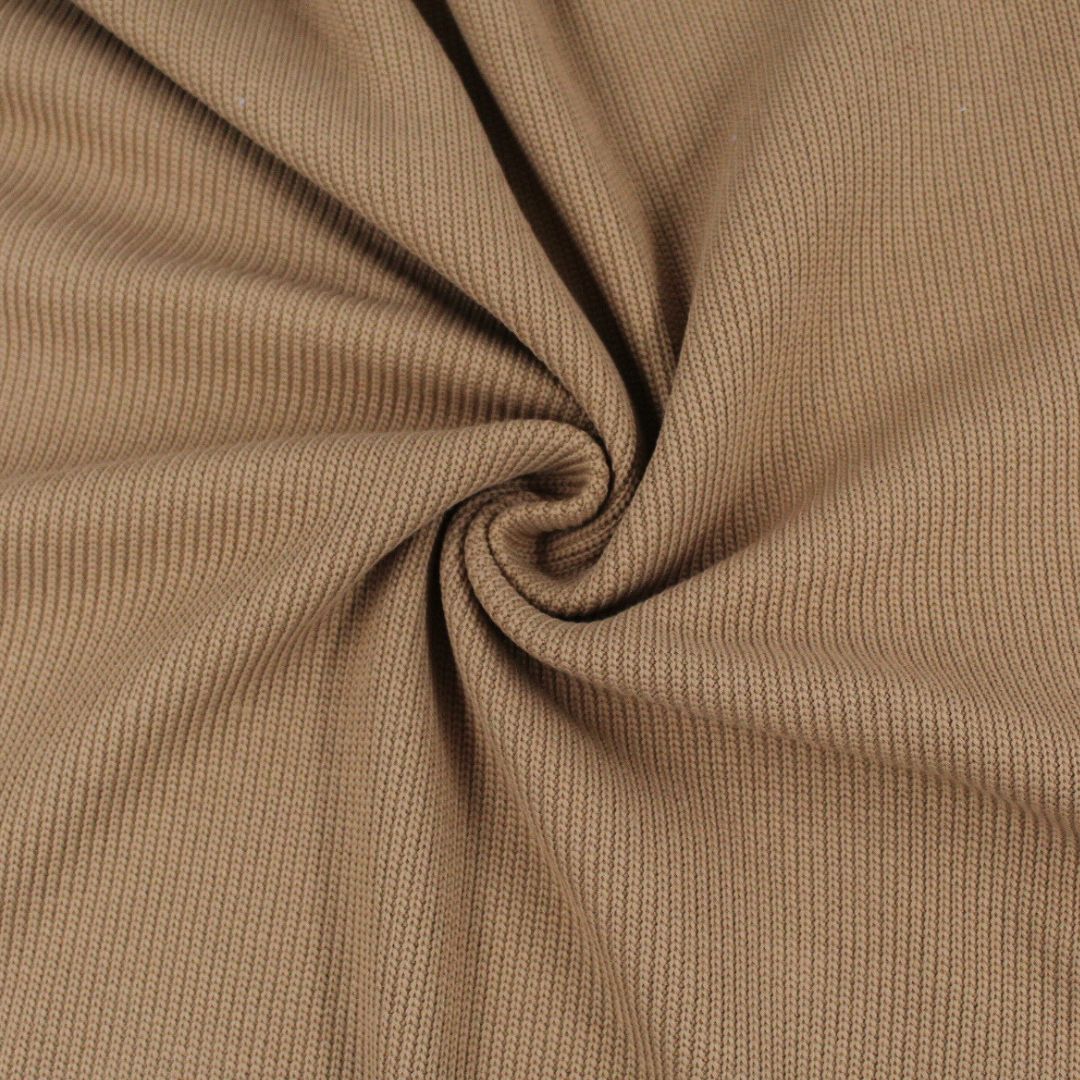 Nähstoff für gemütliche Decken und Kissen | Karamellbraun