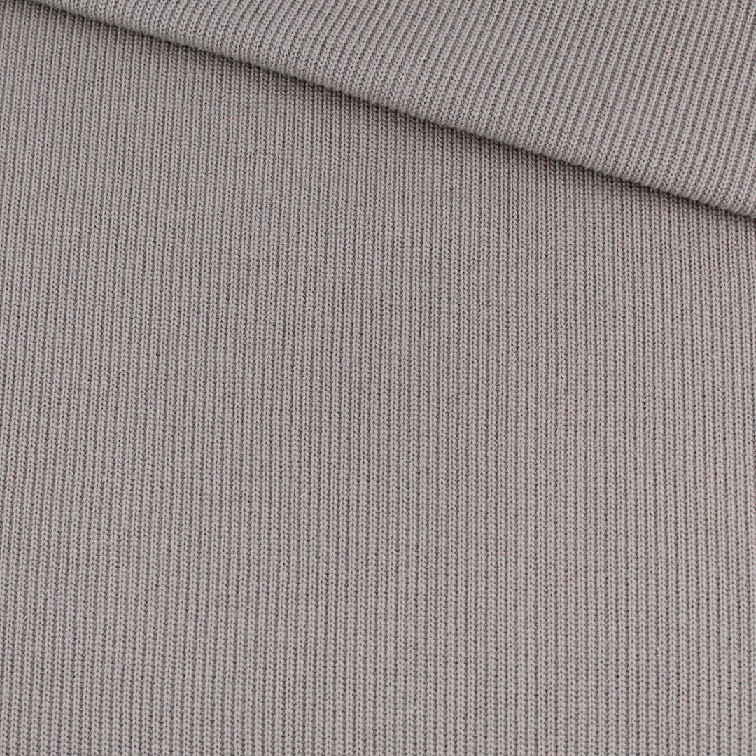 Strickstoff Meterware in Taupe OEKO-TEX zertifiziert