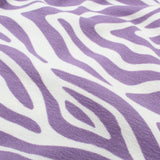 Terry Krepp Stoff Zebra