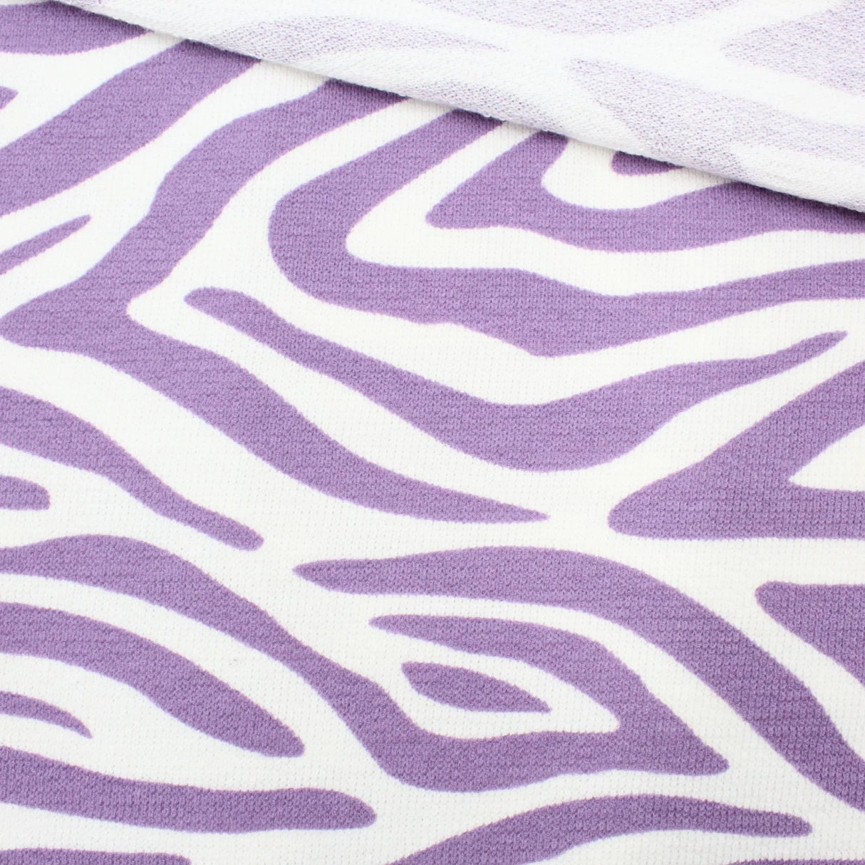 Terry Krepp Stoff Zebra