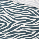 Terry Krepp Stoff Zebra