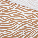 Terry Krepp Stoff Zebra