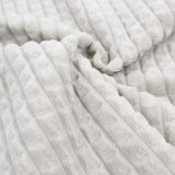 Weiche Cord-Optik des Velour Polsterstoffs in Sand