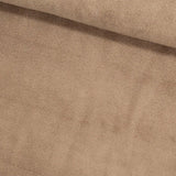Hochwertiger, elastischer Fleece mit Antipilling-Effekt, ideal für Nähprojekte wie Sportbekleidung, Hausanzüge und wärmende Accessoires. Besonders weich und langlebig. Stoffball in Beige