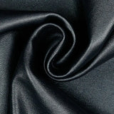 Weiches Kunstleder in Anthrazit Metallic, ideal für Bekleidung, Taschen und DIY-Projekte wie Dekoration und Accessoires.