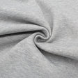 Wintersweat Heavy Jogging Stoff in Grau meliert, ideal für die Herstellung von Hoodies und Loungewear.