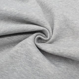 Wintersweat Heavy Jogging Stoff in Grau meliert, ideal für die Herstellung von Hoodies und Loungewear.